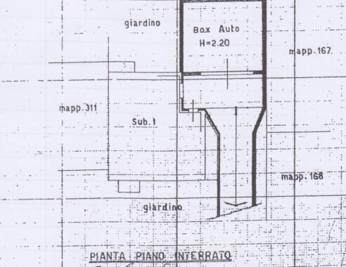 Piantina box via Manin